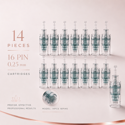 HeyPixsi™ DermaPen Pro Replacement Needle Cartridges 16 Pin 0.25mm